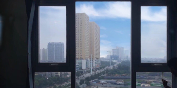 Thi công sơn chống nóng kính tại chung cư Ecolife Capital, Nam Từ Liêm