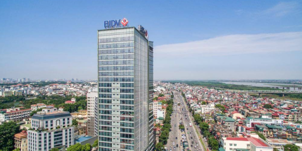 Dự án sơn chống nóng kính tại tòa nhà ngân hàng BIDV, Hoàn Kiếm, Hà Nội